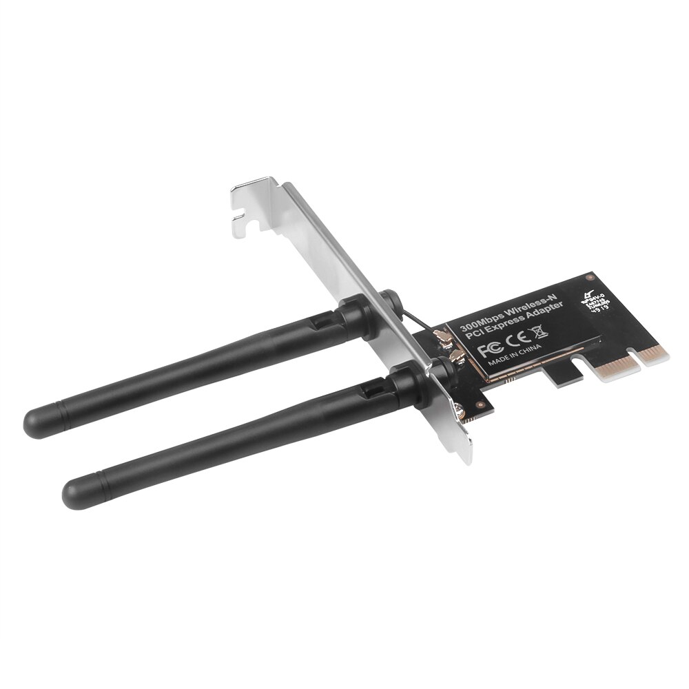 Kebidu 300Mbps 2.4Ghz Draadloze Adapter Wifi Adapter Pci-E Netwerkkaart Pci-Express Wifi Voor Pc Desktop Voor windows 10