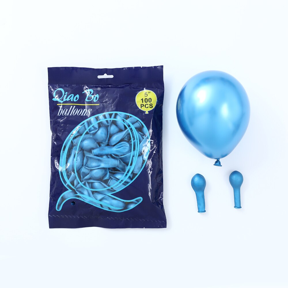 50 Stuks 5/10 Inch Metalen Latex Ballonnen Pearl Chrome Metallic Helium Globos Opblaasbare Lucht Ballen Bruiloft Verjaardag Party Decoraties