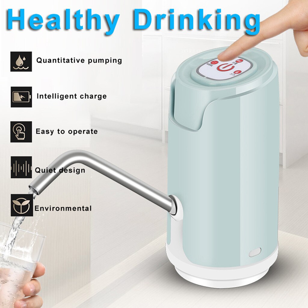 Intelligente Automatische Elektrische Drinken Dispenser Fles Water Pomp Usb Opladen
