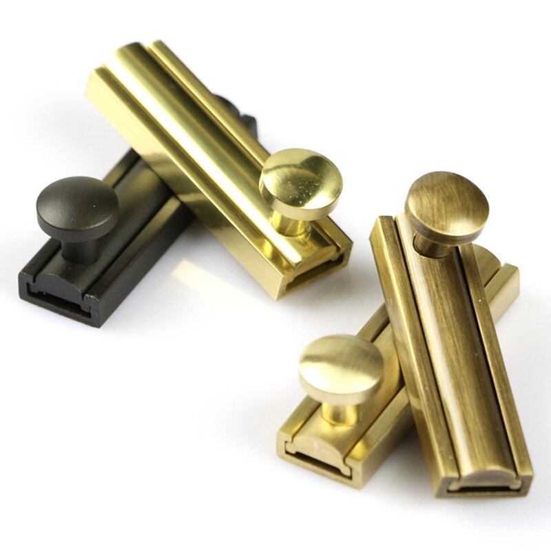 Professionelle Durcheinander Türen Rutsche verriegeln sperren Fenster Bronze- Riegel Möbel Verdeckte Schlösser Schlecht Bolzen Staub Beweis Rohr