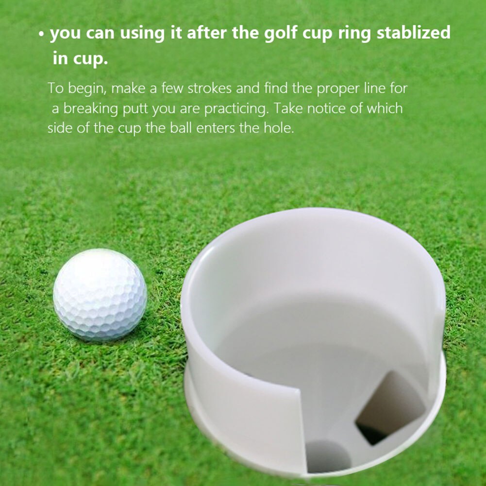 Golf Practice Disc Cup Golf Semicircle Hole Cup Ring Pitching Putt Training Golf Sport Hitting Putting Semicircle Hole Equipment