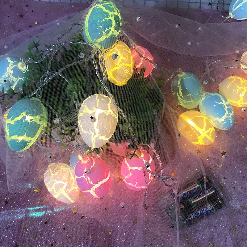 Easter Egg String Lights Led Light For Easter Day Party Decoration Supplies LED lamp light Decoration 1.8/3.3/4.8m Light String