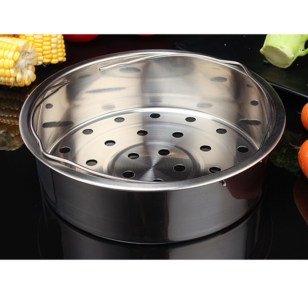 Stainless Steamer Stock Pot Sauce Pan Insert Pasta Vegetable Strainer