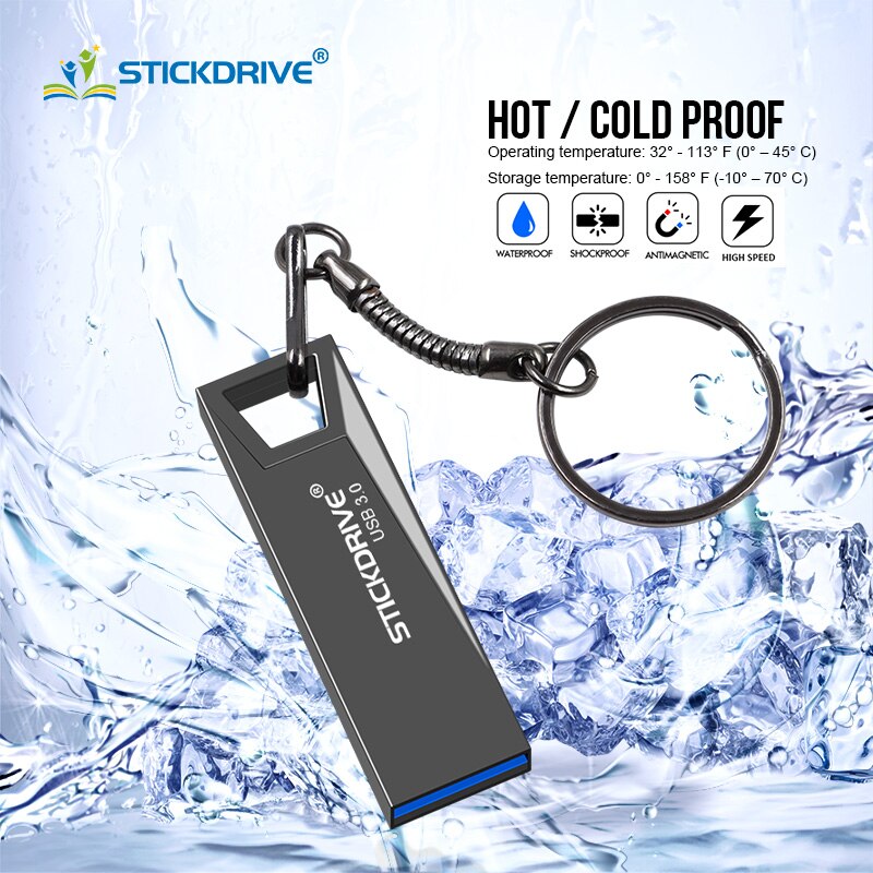 Métal usb 3.0 clé usb clé usb étanche usb3.0 128gb clé usb 64GB 32GB 16GB 8GB 4GB lecteur de stylo logo gratuit