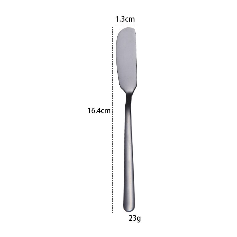 Couteaux à Beurre En Inox 18/8 - Lot De 6, Longueur 14,5 Cm, Finition Miroir