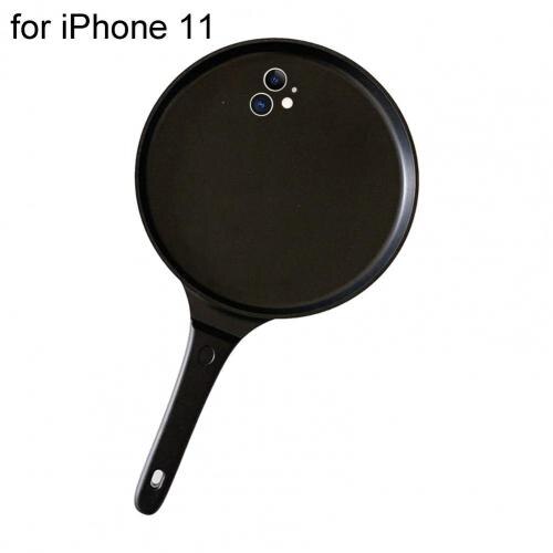 Anti Phone Case Frying Pan Phone Case Mobile Protective Cover for iPhone 11 Pro Max телефонный чехол: for iPhone 11