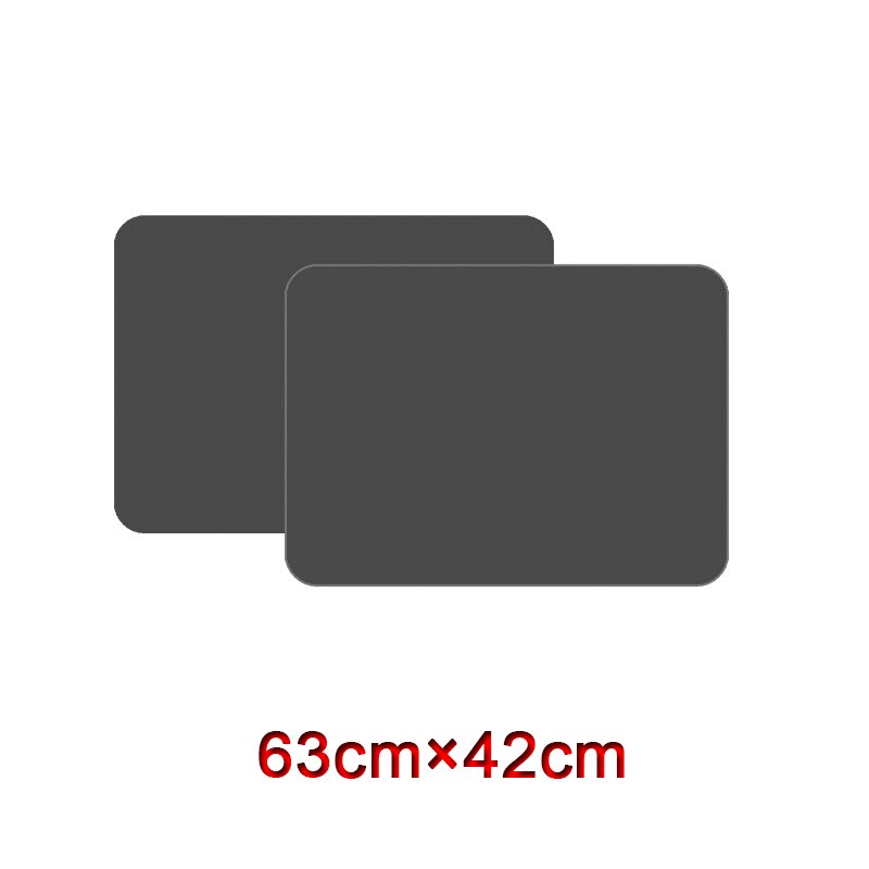 DIY Car Styling Black PVC Car Side Window Sunshades Electrostatic Sticker Sunscreen Film Stickers Cover Automobiles Accessories: 63cmX42cm
