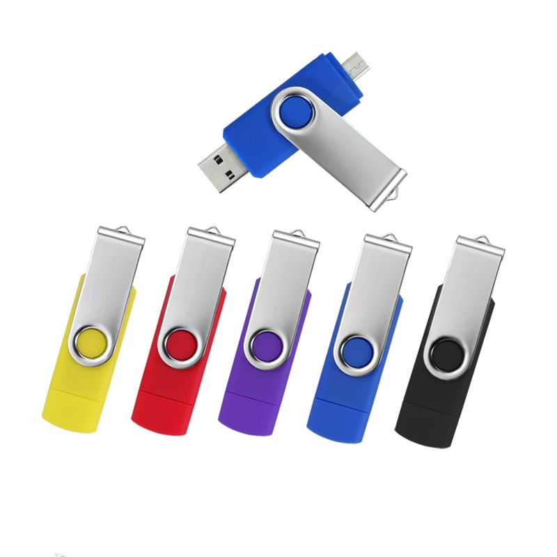 2 In 1 OTG USB Flash Drive 16GB 8GB 4GB Pen Drive Smart Phone External Storage Pen Drive Android USB Stick