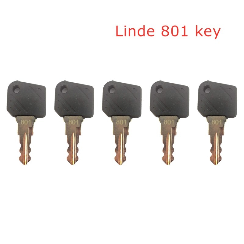 5Pc Voor Linde Heftruck Key 0009730419 801 Linde Heftruck Onderdelen Contactsleutel 0009701304 Start Sleutel E16 E20 E25 E30