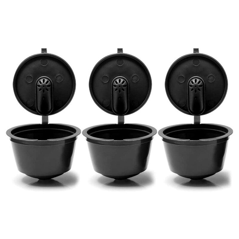 Refillable Coffee Capsule Machine for D0Lce Gusto with A Scoop, Brush and Spoon for Nescafe Machine Dolci