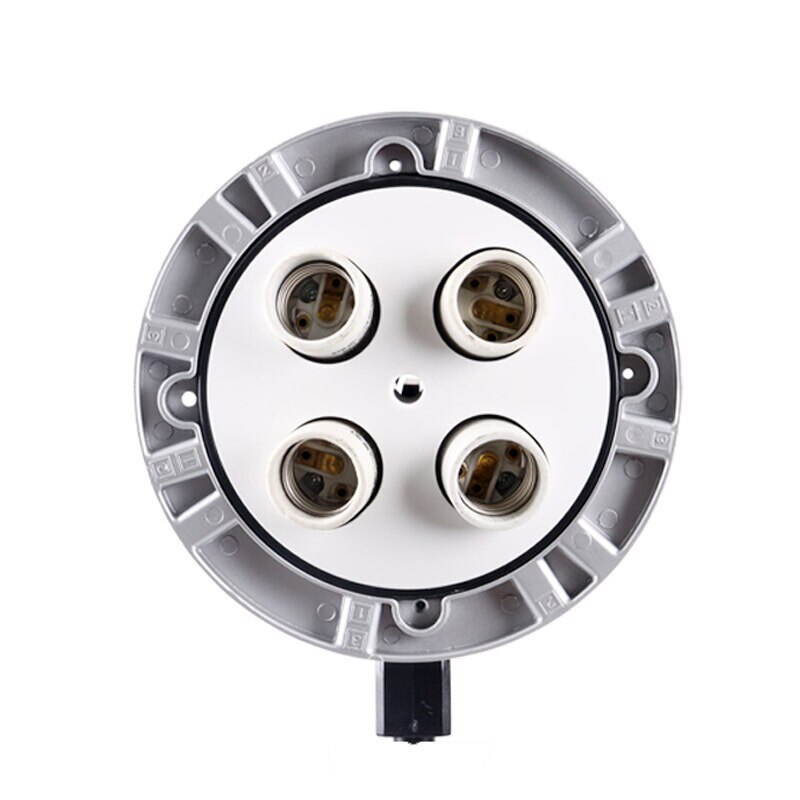 Studio Photo Godox TL-4 4in1 E27 douille tricolore ampoule lampe tête lumière continue pour Bowen Mount multi-support photographie