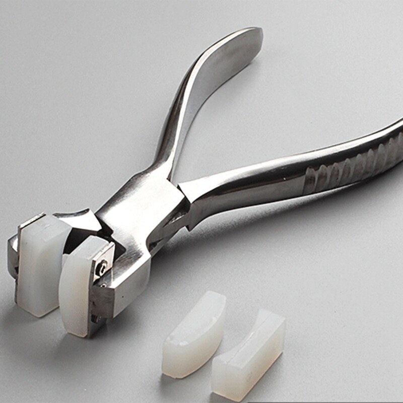 Gereedschap roestvrij staal nylon sieraden reparatie gereedschap kop platbektang huishoudelijk handgereedschap voor thuisgebruik brillen reparatie gereedschap