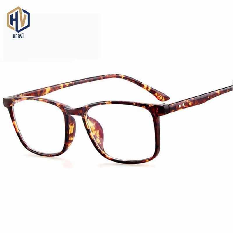 Monture de lunettes carrées pour hommes et femmes, monture de lunettes tendance avec imprimé léopard, lunettes de vue sur ordonnance