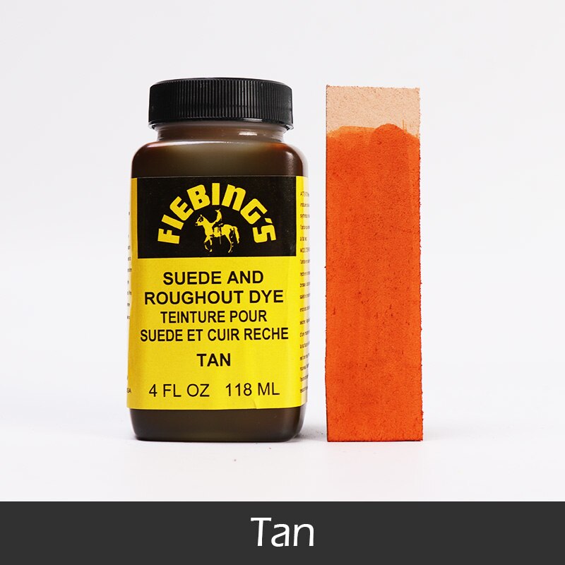 Peinture pour daim, teinture de fourrure et de cuir, colorant pour chaussures, DIY bricolage, 118ml, 19 couleurs disponibles: Tan-118ml
