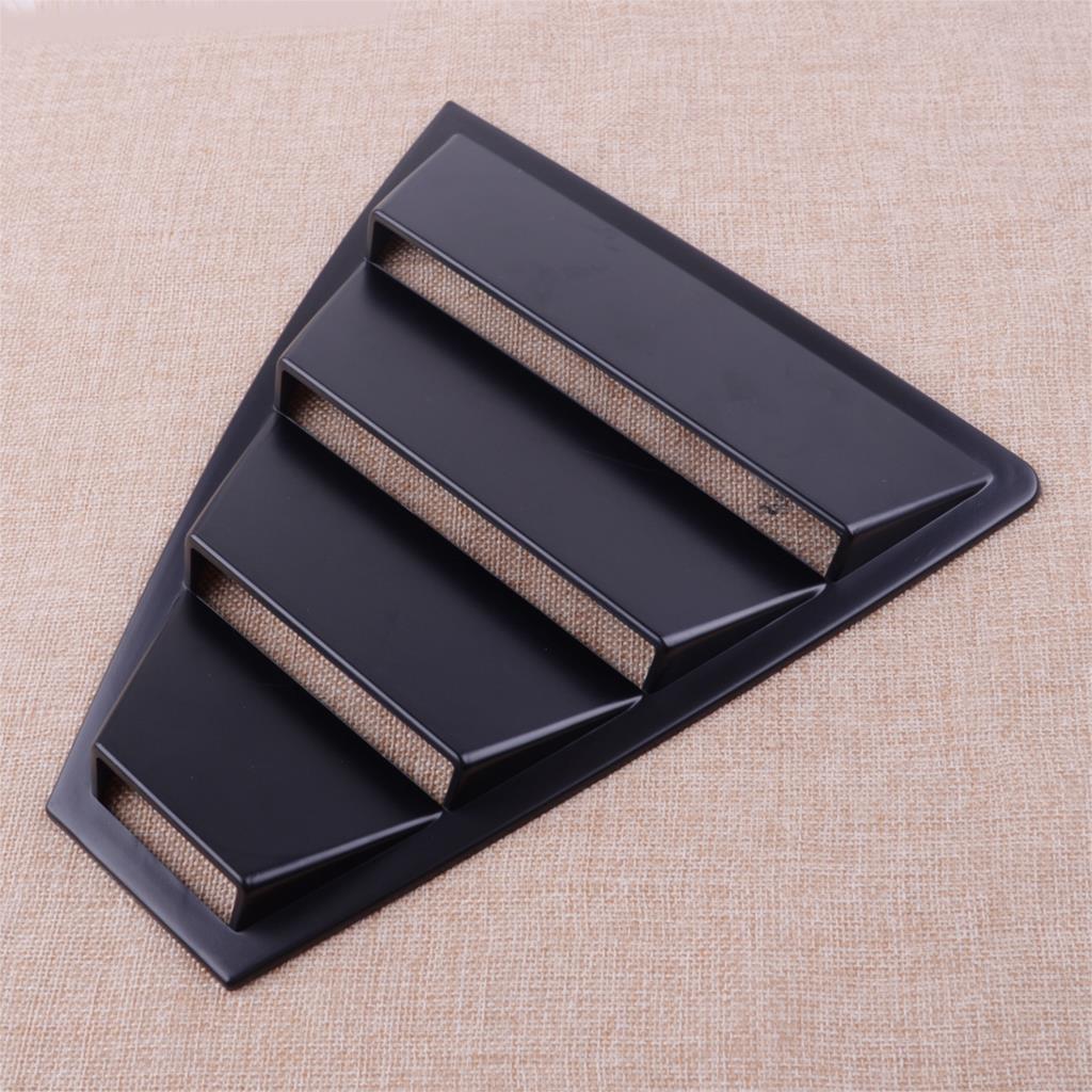 2 Stuks Plastic Zwart Achter Kwart Side Window Lamellen Vent Cover Panel Trim Fit Voor Hyundai Elantra