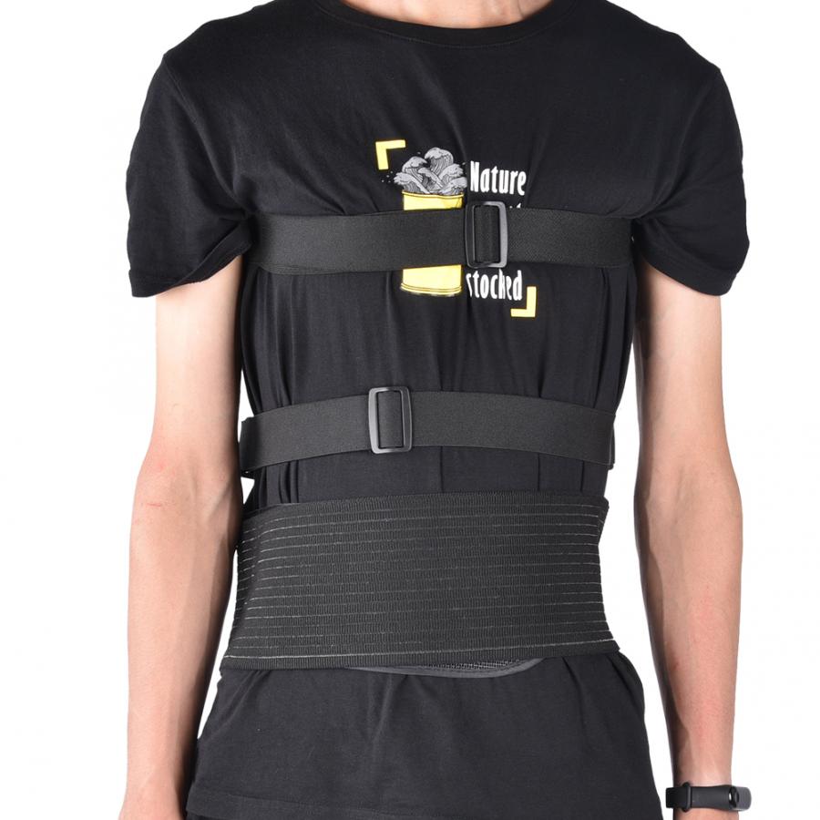 Sport Terug Ondersteuning Spine Protector Skiën Downhill Thicken Back Spine Guard Buitensporten Afneembare Wervelkolom Ruggengraat Bescherming