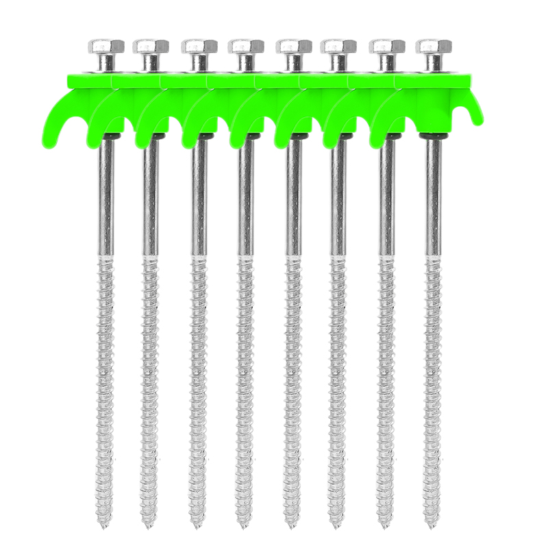 Tent Stakes Heavy Duty 10/2pcs Rustproof Ground Nail Pins Non Rust Metal Yard Stake Nail Spikes for Family Camping Patio Canopie