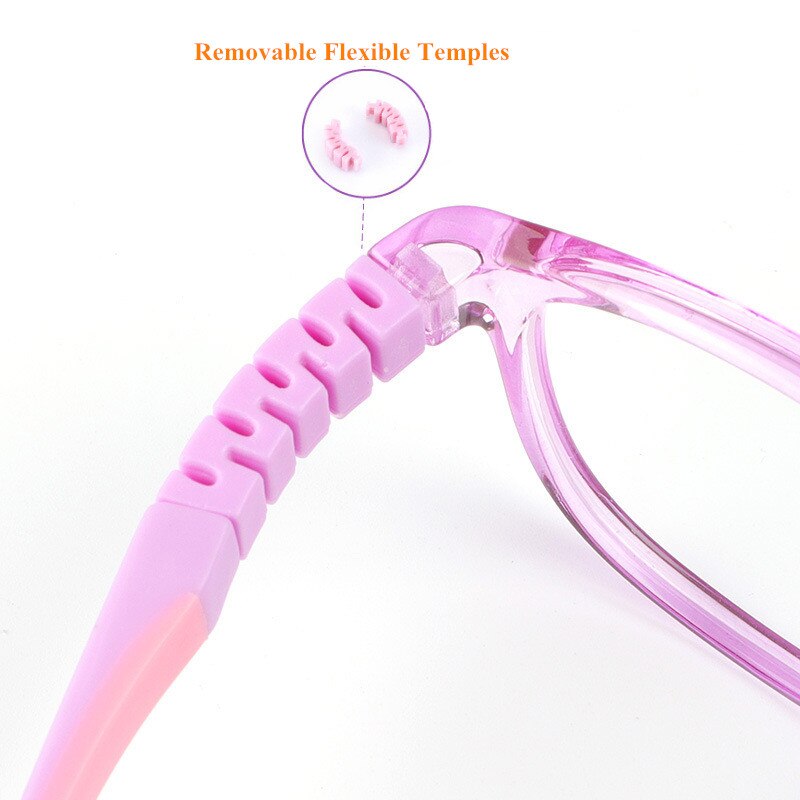 Gafas cuadradas para adolescentes, lentes ópticas para miopía, con marco de ambliopía, graduadas, antirreflectantes, TR90, para ordenador