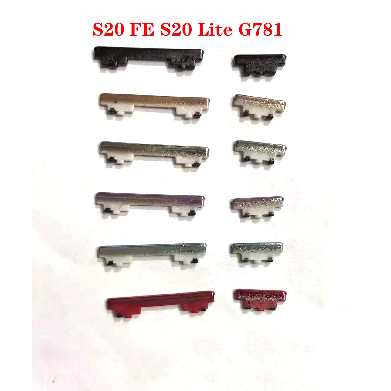 Metal Buttons ON/OFF KEY Lock Screen Button Volume For Samsung Galaxy S20 FE S20 Lite G781