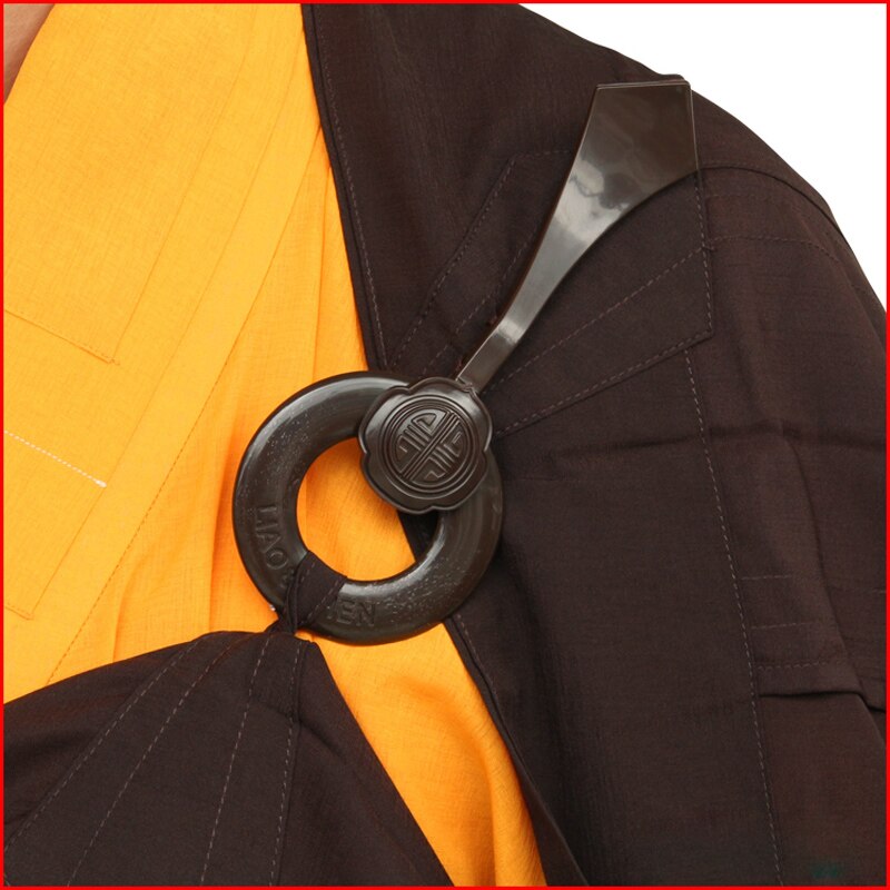 Unisex buddhistisk munkekåbe zen meditation munkekåbe shaolin tempel munk tøj kung fu uniform dragter munk kostume morgenkåbe