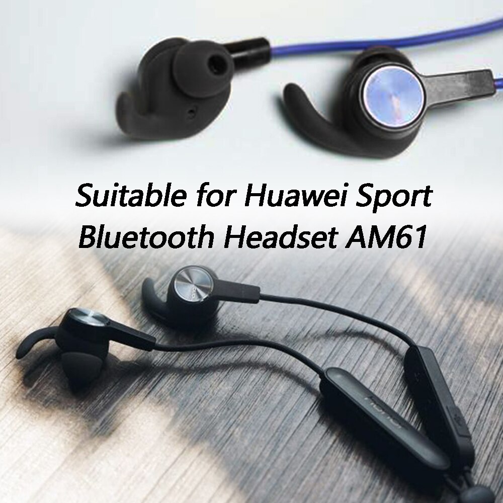 3 pary końcówek dousznych silikonowe nakładki na uszy miękkie słuchawki pokrywa akcesoria do zestawu słuchawkowego Bluetooth Huawei Honor xSport AM61