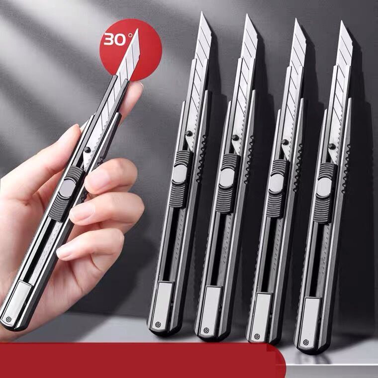 Utility Knife Small 30 Degree Utility Knife Wallpaper Knife Penknife Portable Mini Art Metal Cutting Film Carving Knife