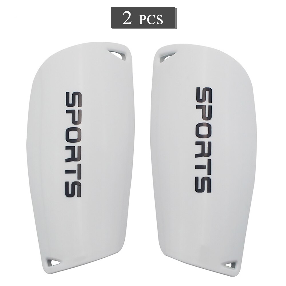 2 PCS Soccer Shin Guards Football Shin Protective Board PP + EVA Soccer Training Calf Protector Football Leg Pad: White / L