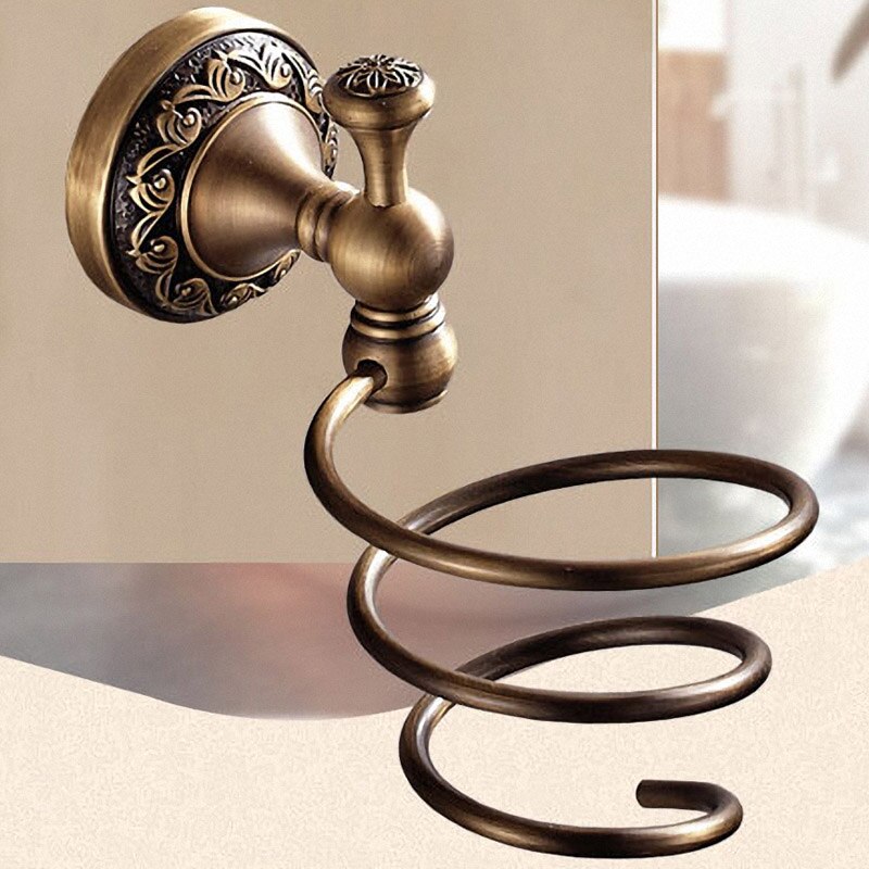 Badezimmer-Accessoires-einstellen, Antik-Durcheinander-Kollektion, geschnitzte Badezimmerprodukte, ein der Zauberstab montiertes Badezimmer-Hardware--einstellen aus Durcheinander: Schwarz
