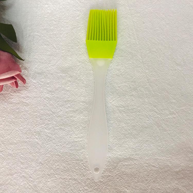 Brosse de cuisson pour gâteau, bouteille d'huile en Silicone amovible, brosse à miel liquide de alimentaire pour BBQ, accessoires de cuisine: jaune clair