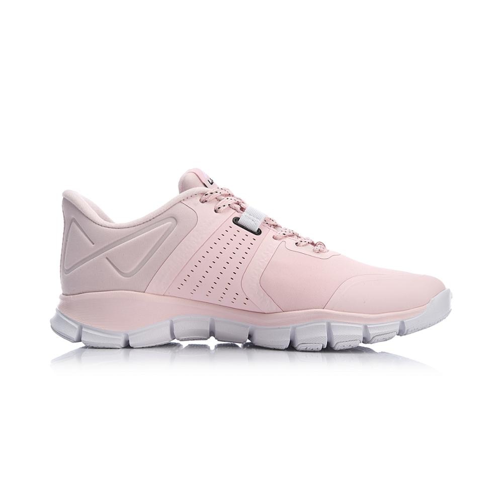 Li-ning-zapatos de entrenamiento flexibles para mujer, zapatillas deportivas ligeras, transpirables, con forro superior dividido, 24H, AFHP002