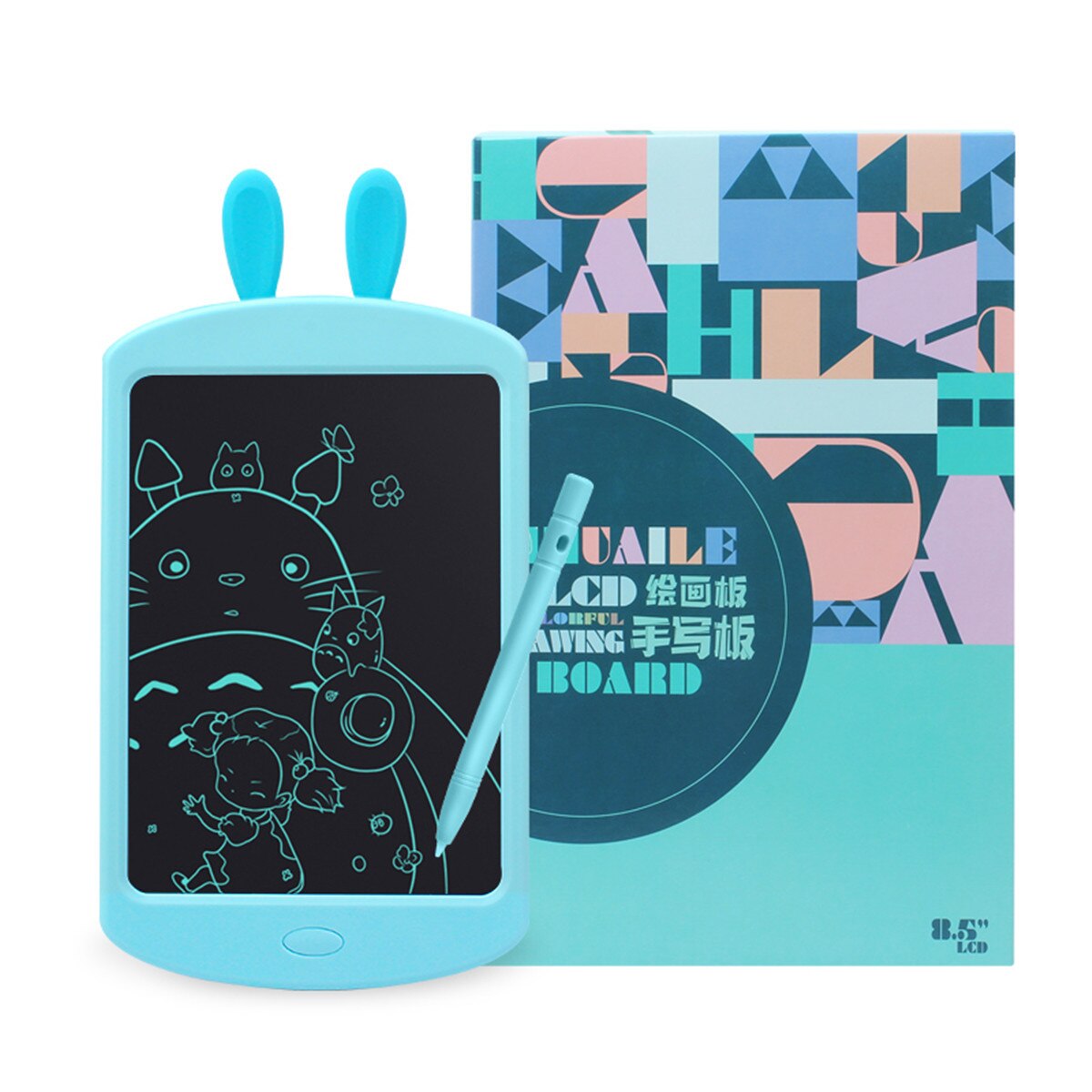 Del fumetto LCD Tavolo da disegno Graffiti di Energia Della Luce Elettronica Piccola Lavagna Bambino Dipinto A Mano Tabellone per scrittura Casa Tabellone Per Scrittura