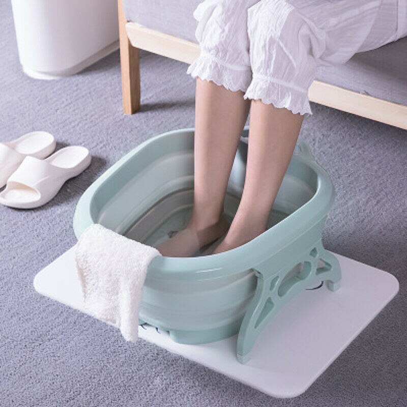 Portable Folding Foot Spa Bubble Massage Wheel, Bathtub, Bathtub Foot Wash Basin