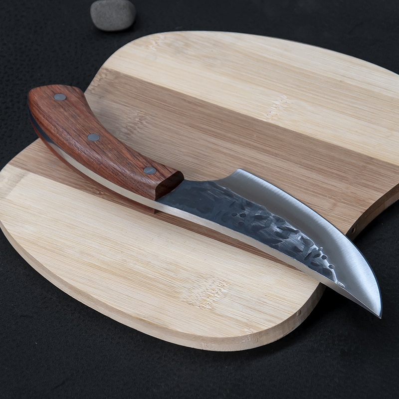 JapaneseHigh carbon steel forging knife hand-made by chef tang, sliced with kitchen knife, butcher knife