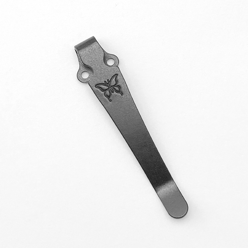 3 kleuren mes titanium diepe draagzakclip achterklem voor Benchmade Griptillian Bugout 535 940 Mini-Grip Emerson ProTech ZT: Black