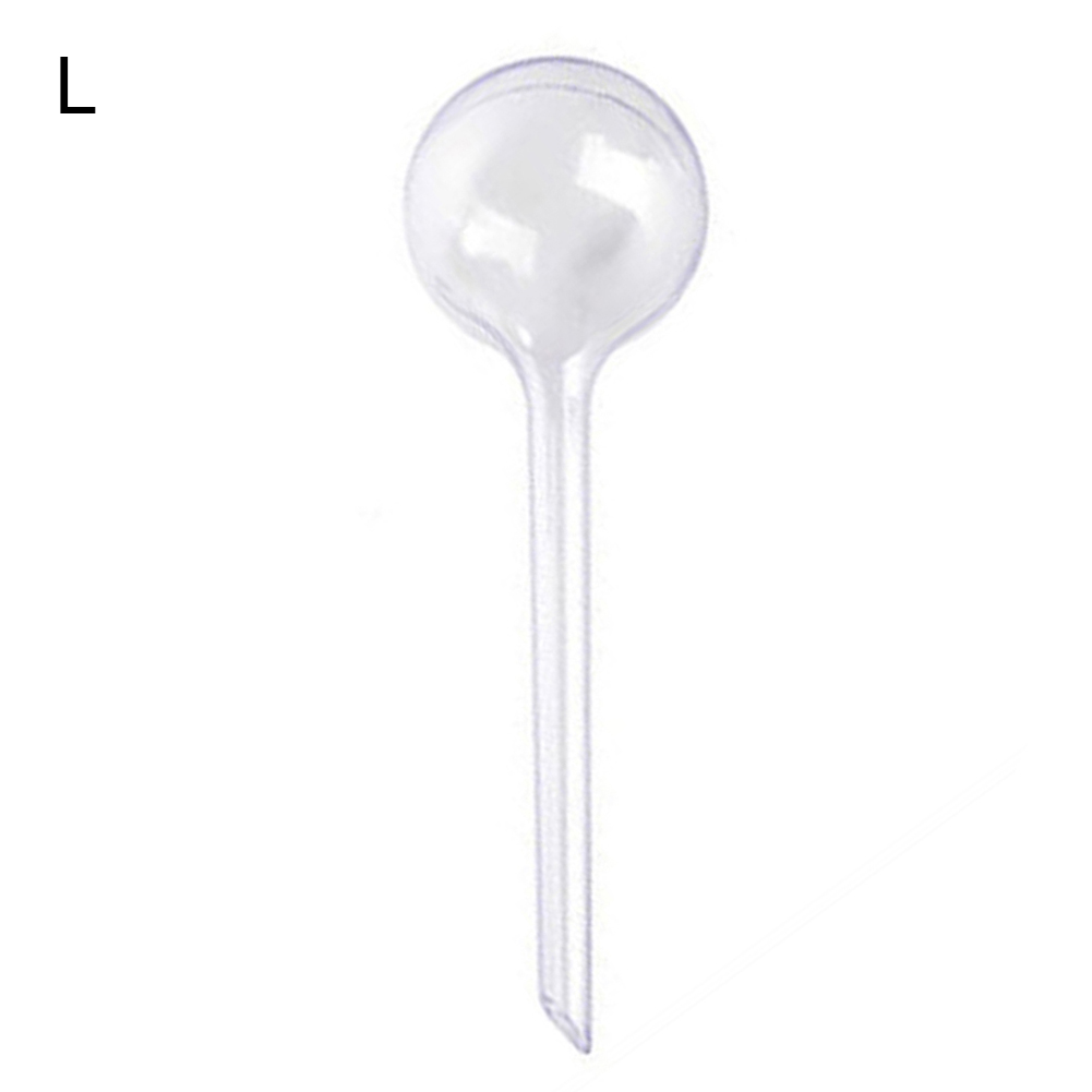 House Garden Transparent Water Plant Bulb Ball Automatic Self Watering Device: Transparent L