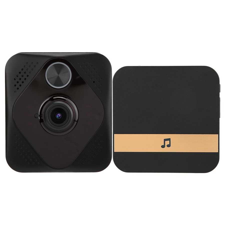 Potenza inferiore Campanello Con La Macchina Fotografica Wifi Intelligente Campanello per Porte Anello