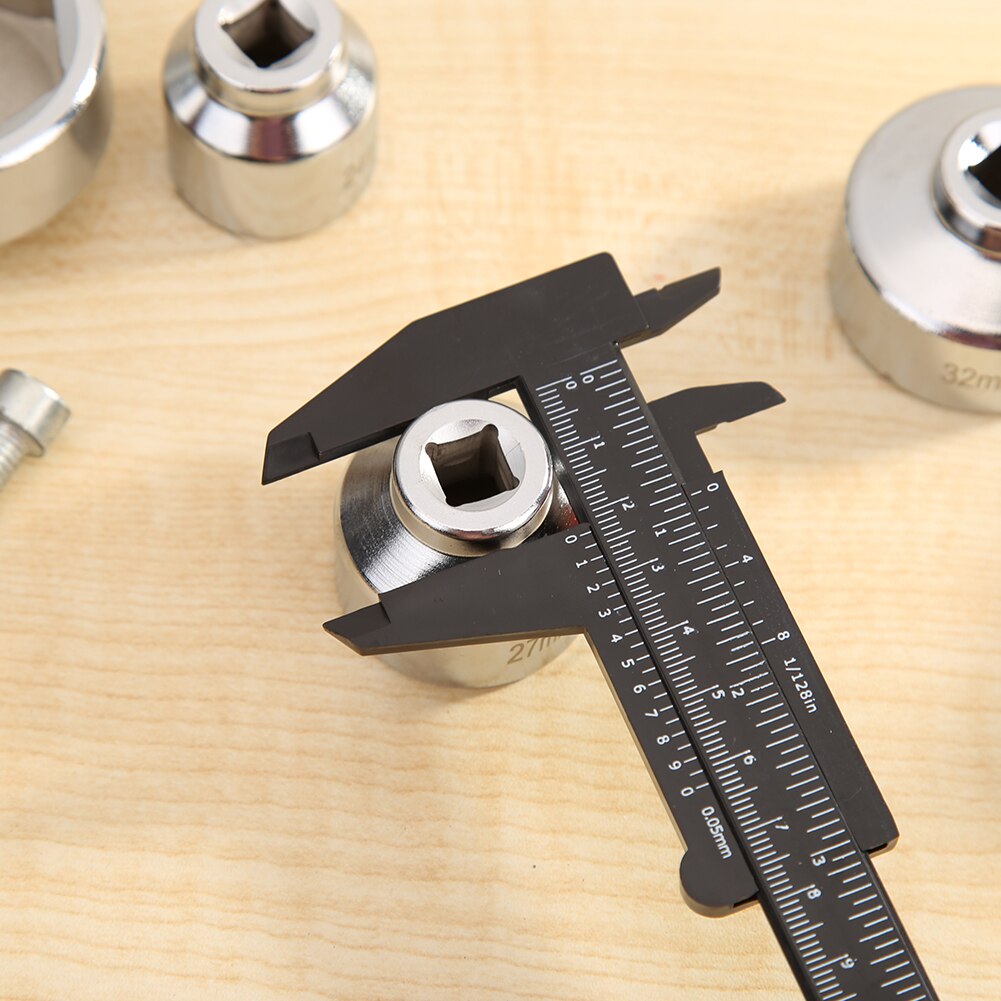 Calibrador Vernier de 0-150mm, instrumentos de medición de micrómetro Digital ABS de doble escala para trabajos de renovación de instalación
