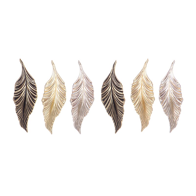 Sliver Gold Boom Blad Koper Meubilair Keuken Handles Kabinet Knop Voor Garderobe Lade Woonaccessoires