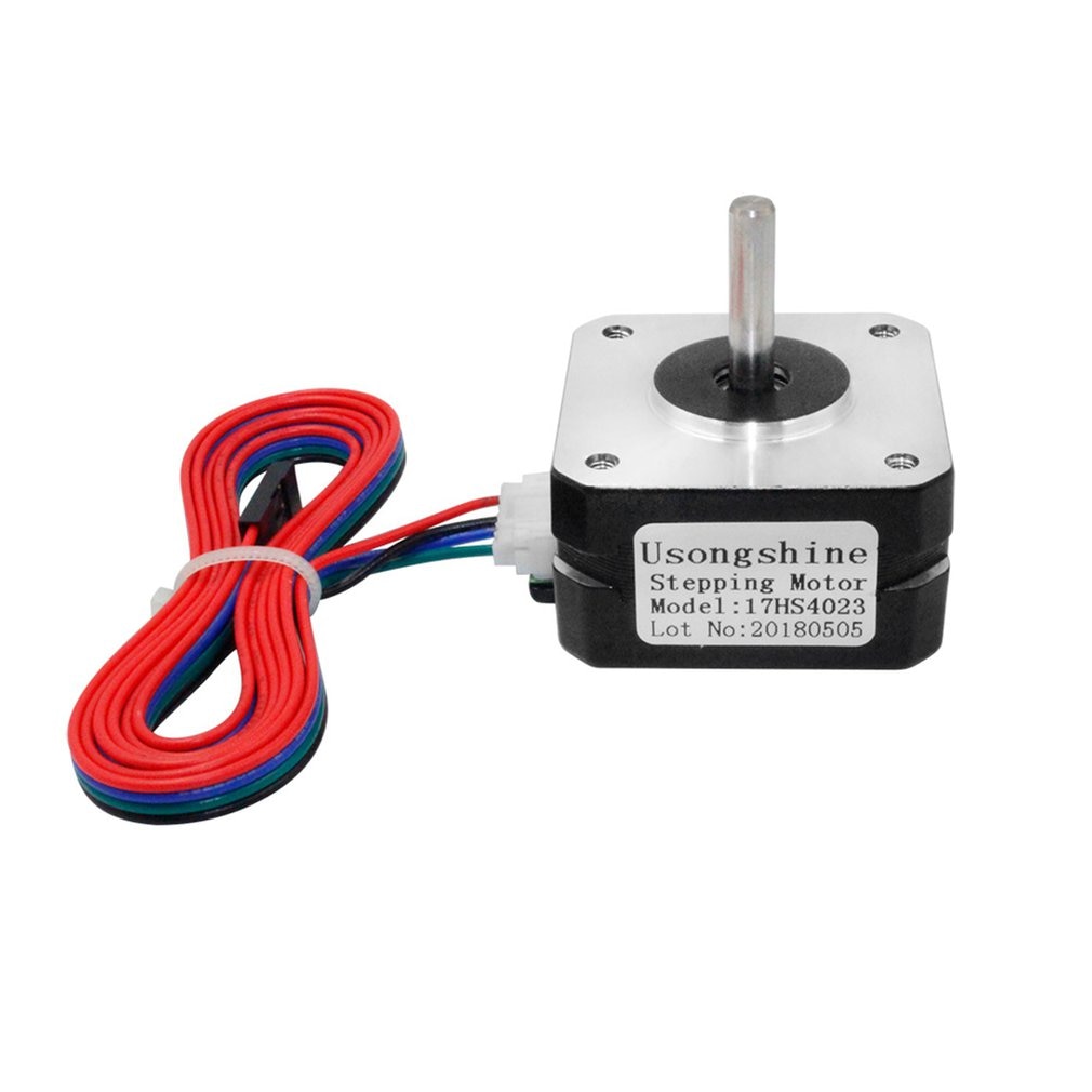17 hs4023 para o motor da impressora 3d do motor 0.7a 12v 14n. cm do nema 17 22mm 42 da extrusora 4-lead do ti-tan para as peças da impressora 3d