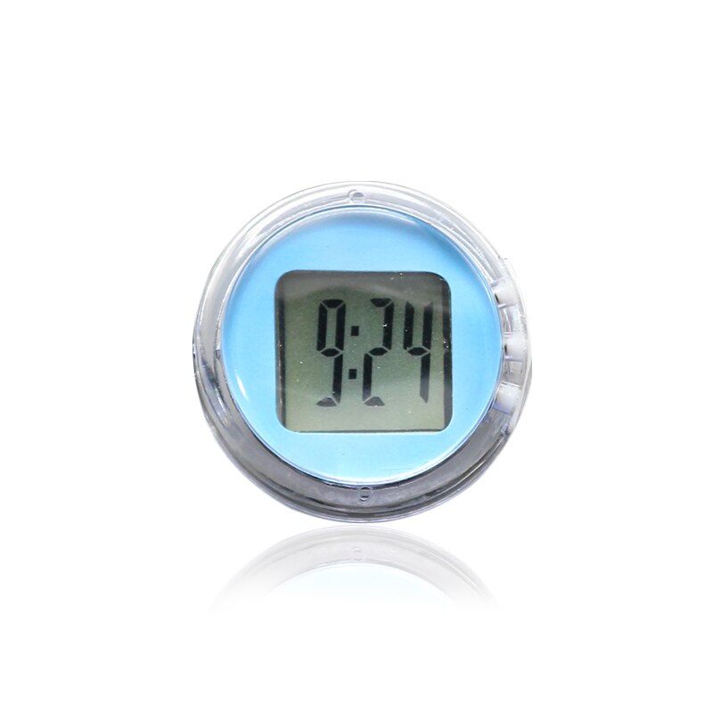 ZSDTRP Universal Motorcycle Clocks Watch Waterproof Stick-On Motorbike Mount Watch Moto Digital Clock: Blue