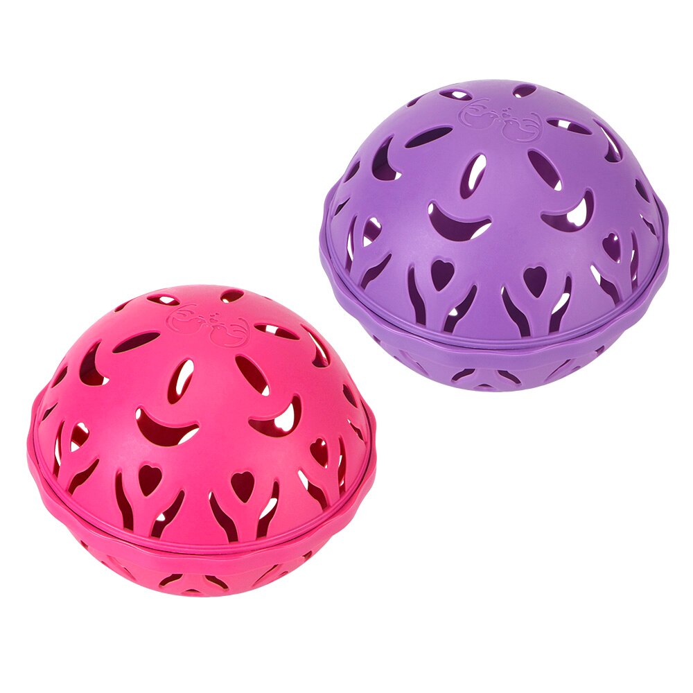 Sujetador de burbujas con doble bola para lavadora, herramienta de limpieza ecológica, ahorro de ropa