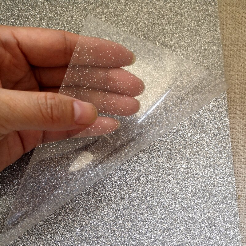 funkeln Wärme Transfer Vinyl für T-Hemden Wärme Drücken Schneiden Plotter HTV Eisen auf DIY Vinyl Transfer Papier 8 Blatt Kostenloser