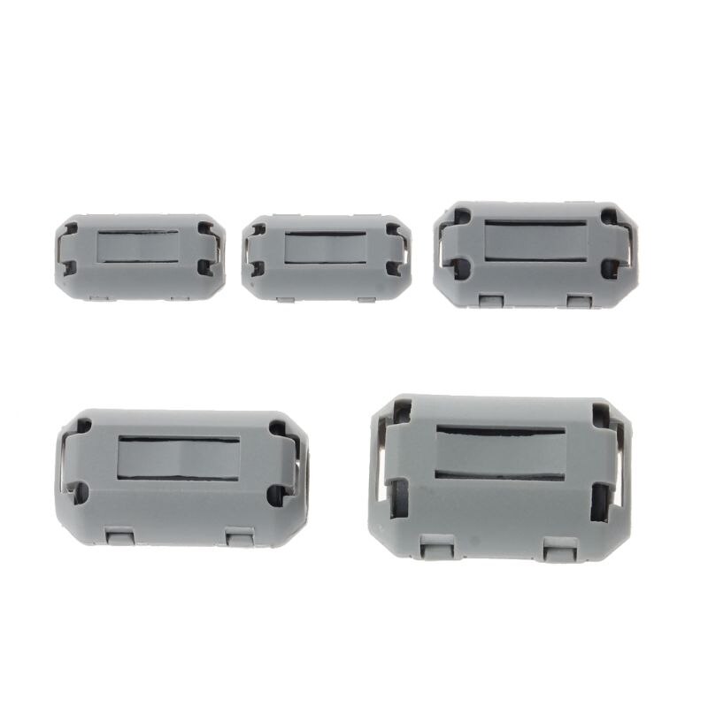 Clip-auf Ferrit Drossel Ring Kabel RFI EMI Lärm Schalldämpfer Filter Kabel Clip R9UF