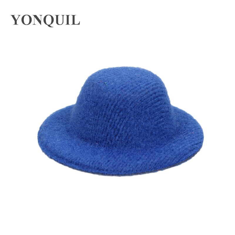 5Cm Mini Top Hats Cute Girl Party Headwear Wedding DIY Hair Accessories Party Event Occasion Hats Baby Hairstyle Multiple Color: royal blue