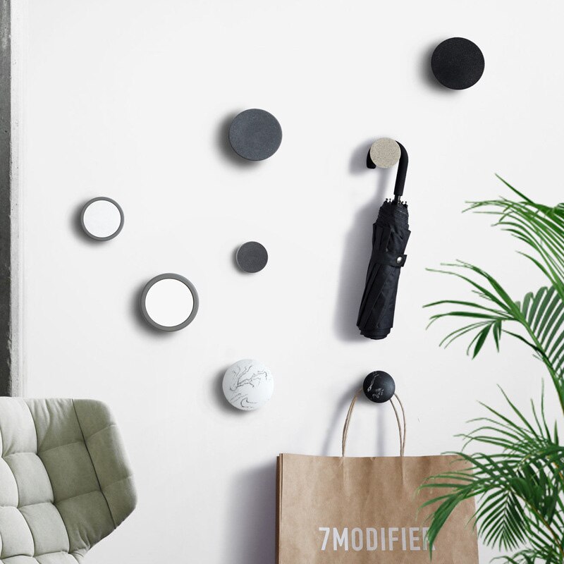 4 stks/set Muur Hanger Haak Entree Haak Combinatie Minimalistische Hars Haak Muur Opknoping Muur Hanger Badkamer Keuken Haak