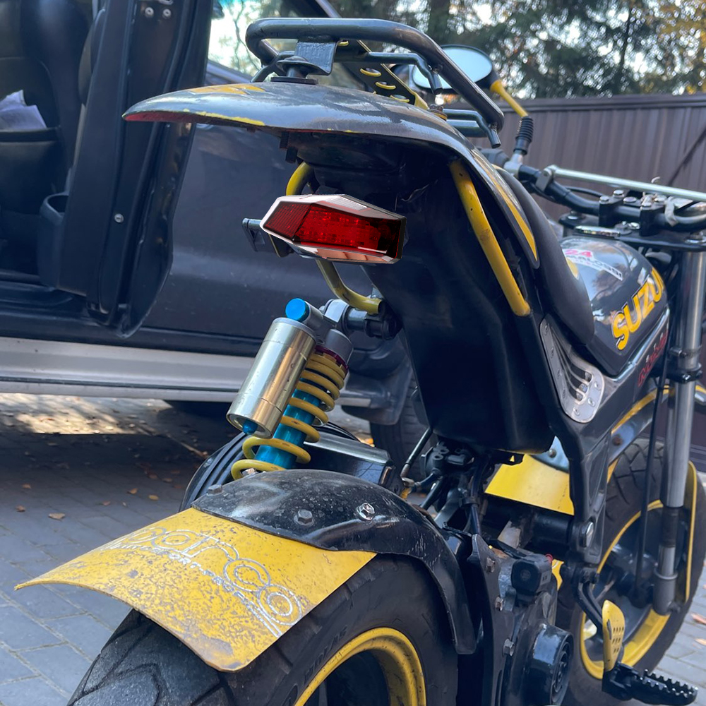 Intermitentes de luz trasera LED, accesorios para Moto, indicador de señal de motocicleta, 11