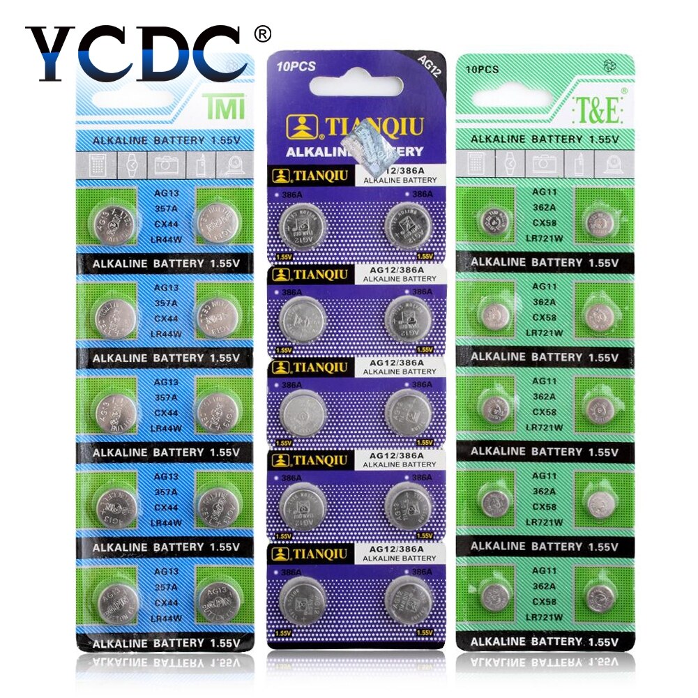 Posthuman batterijen knoopcel munt  ag0 ag1 ag2 ag3 ag5 pro horloge batterij 1.55v ag4 ag4 377a 377 lr626 sr626sw sr66 lr66