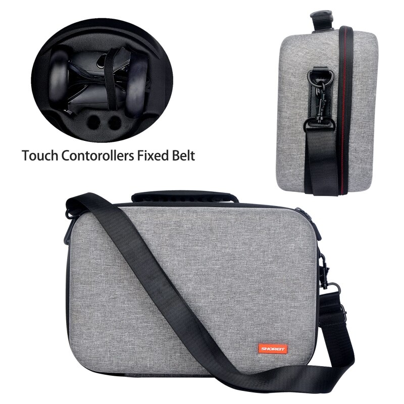 Multi-Function Carry Hard Case Cover Box for -Oculus Quest 2 VR Headset and Accessories VR glasses EVA Handbag Storage Box