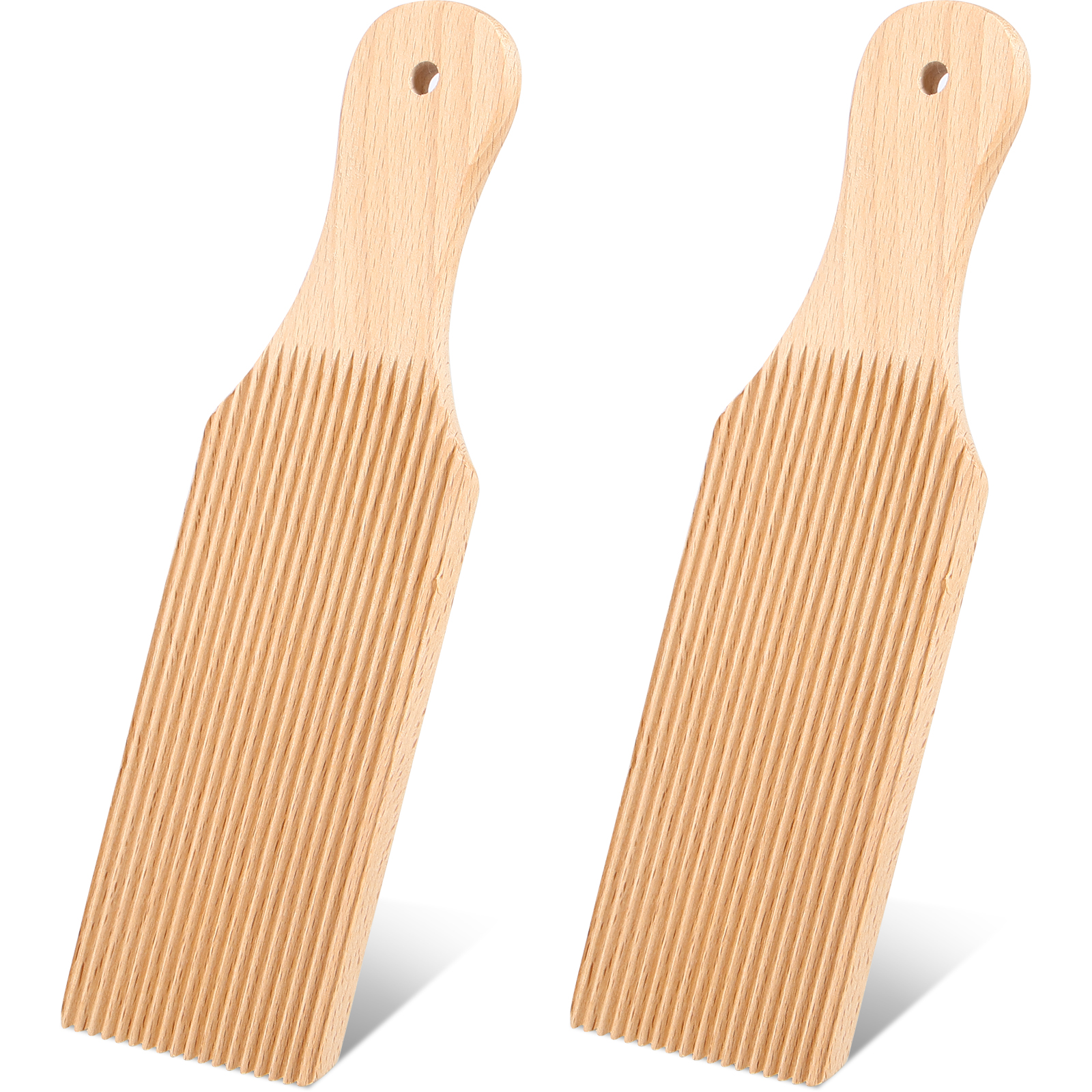 Planche à pâtes Gnocchi en bois, pagaies de poupée 9.1x2.8, planche à pâtes Macaroni Spaghetti amaran, zones de fabrication de Gnocchi pratiques, pâtes faites: Default Title