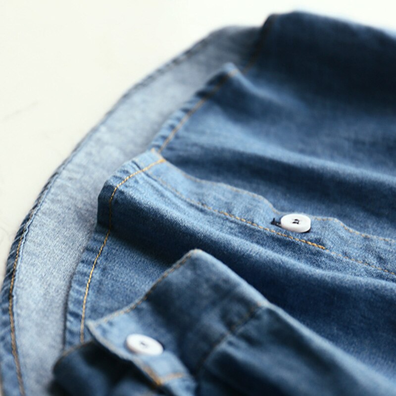 Ropa de primavera para niños, Camisa vaquera de manga larga, ropa para niños, Camisa vaquera de algodón, ropa para niños BB307